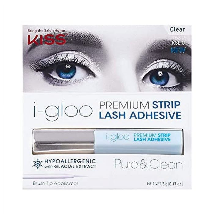 Kiss I-Gloo Lash Adhesive Clear - 0.17 Oz