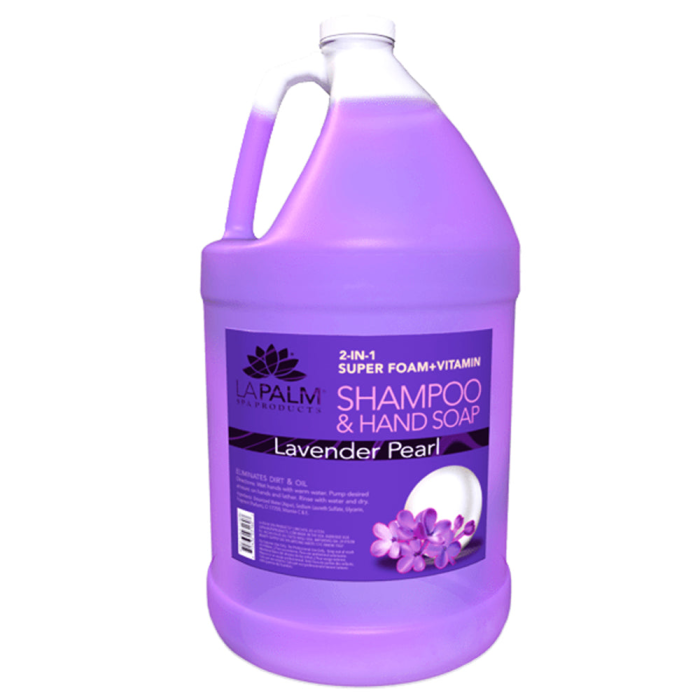 La Palm Pearlized Shampoo & Hand Soap, Super Pearl Lavender