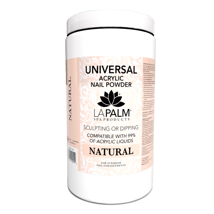 La Palm Universal Acrylic Nail Powder Natural - 32 Oz