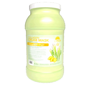La Palm Collagen Cream Mask, Lemon Grass & Ginger - 1 Gallon