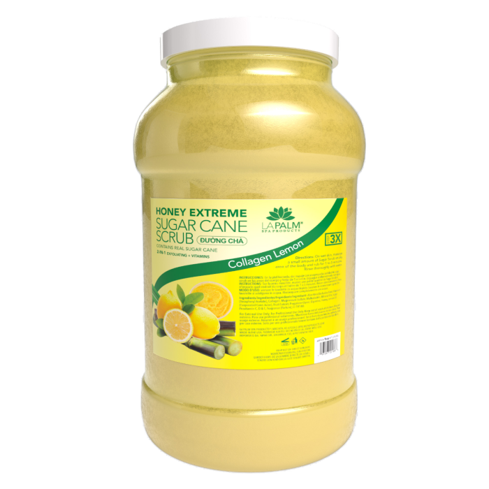 La Palm Honey Extreme Sugar Cane Scrub Collagen Lemon - 1G