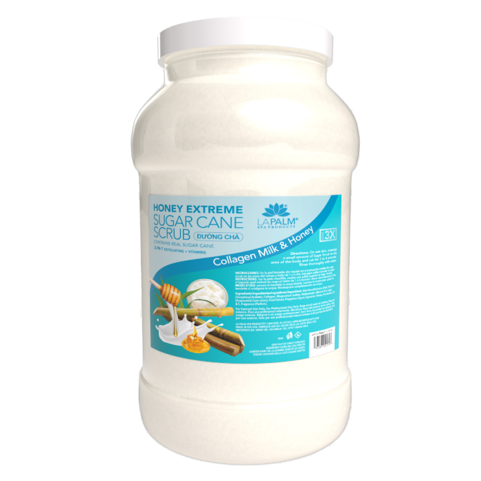 La Palm Honey Extreme Sugar Cane Scrub Collagen Milk & Honey - 1G