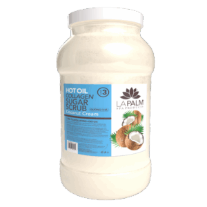 La Palm Hot Oil Collagen Sugar Scrub Coconut Cream - 1G