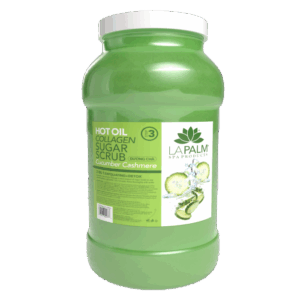 La Palm Hot Oil Collagen Sugar Scrub Cucumber Cashmere - 1 Gallon