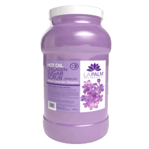 La Palm Hot Oil Collagen Sugar Scrub, Sweet Lavender Dreams - 1 G