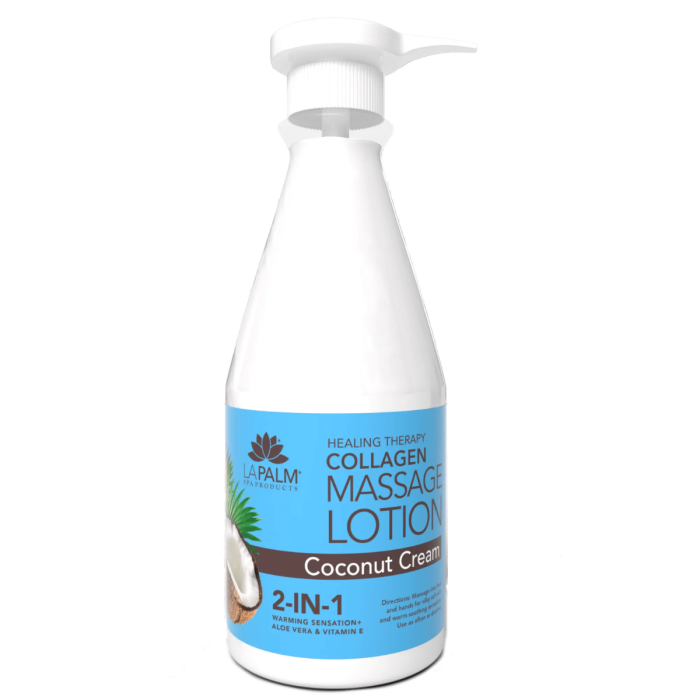 La Palm Healing Therapy Collagen Massage Lotion Coconut Cream