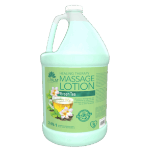 La Palm Healing Therapy Collagen Massage Lotion Green Tea - 1 Gallon