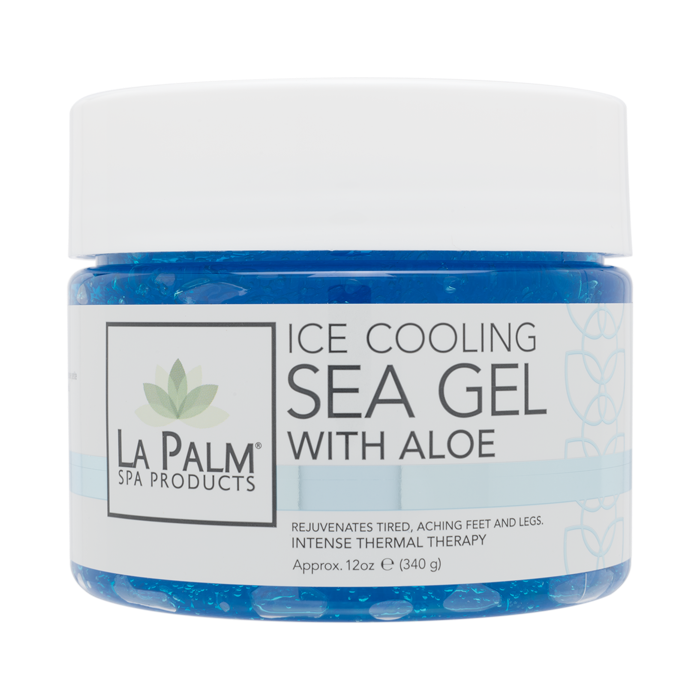 La Palm Ice Cooling Sea Gel with Aloe, Intense Thermal Therapy - 12 Oz
