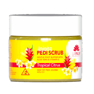 La Palm Jojoba Pedi Scrub Tropical Citrus - 12 Oz