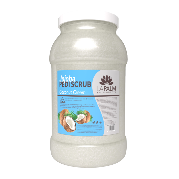 La Palm Jojoba Pedi Scrub, Coconut Cream - 1G