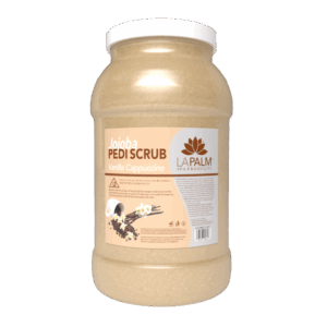 La Palm Jojoba Pedi Scrub, Vanilla Cappuccino- 1G