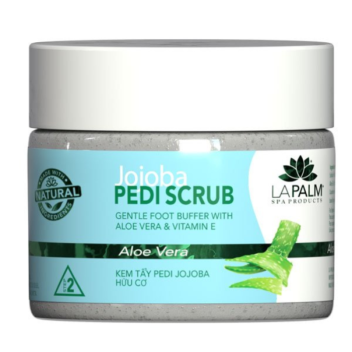 La Palm Jojoba Pedi Scrub Aloe Vera - 12 Oz