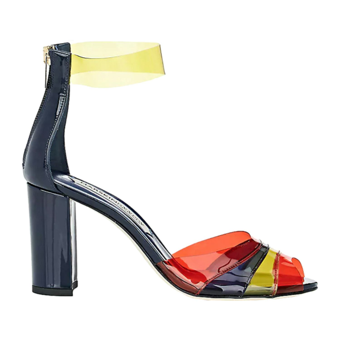 Markskinryyppy PVC Ankle Strap Multi Color Sandals