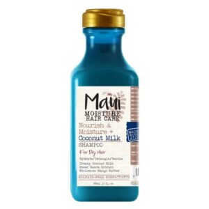 Maui Moisture Nourish & Moisture Coconut Milk Shampoo for dry Curly Hair - 13 Oz