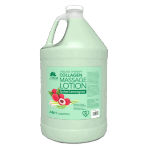 La Palm Healing Therapy Collagen Massage Lotion Lychee Lemongrass - 1G