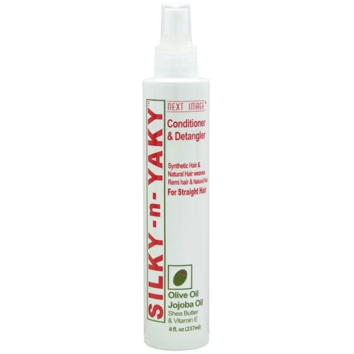 Next Image Silky-n-Yaki Conditioner & Detangler with Olive Oil and Jojoba Oil - 8 Oz