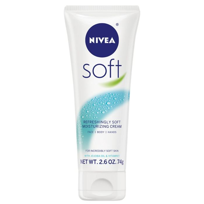 NIVEA Soft Cream Refreshingly Soft Moisturizing Cream (Face, Body,Hand) - 2.6 Oz