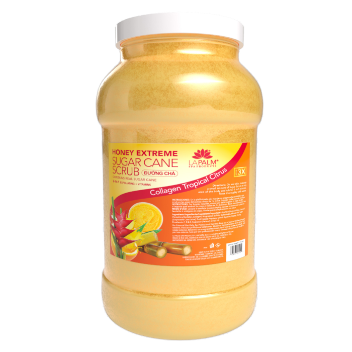 La Palm Honey Extreme Sugar Cane Scrub Collagen Avocado -1G