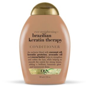 OGX Ever Straightening + Brazilian Keratin Therapy Conditioner - 13 Oz