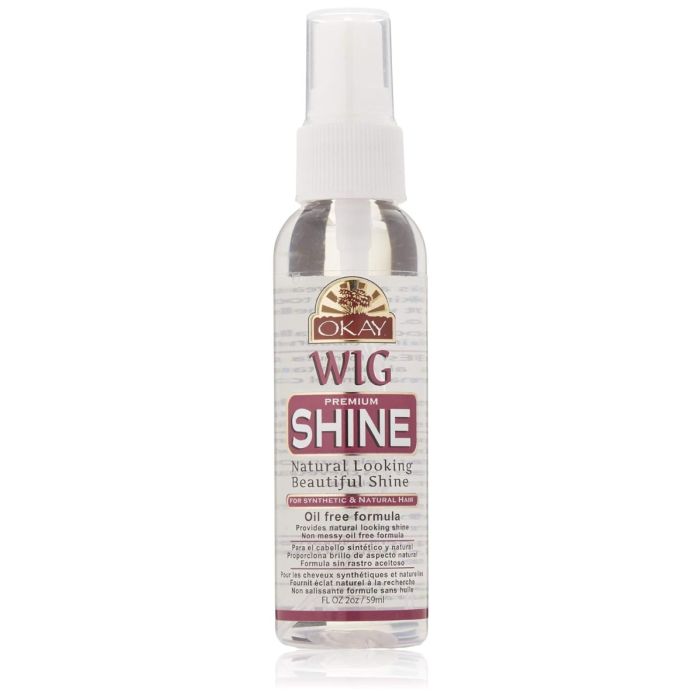 Okay Wig Shine with Oil Free Fromula - 4 Oz