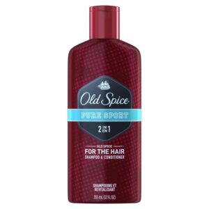 Old Spice Pure Sport 2-in-1 Men's Shampoo and Conditioner -12 Oz