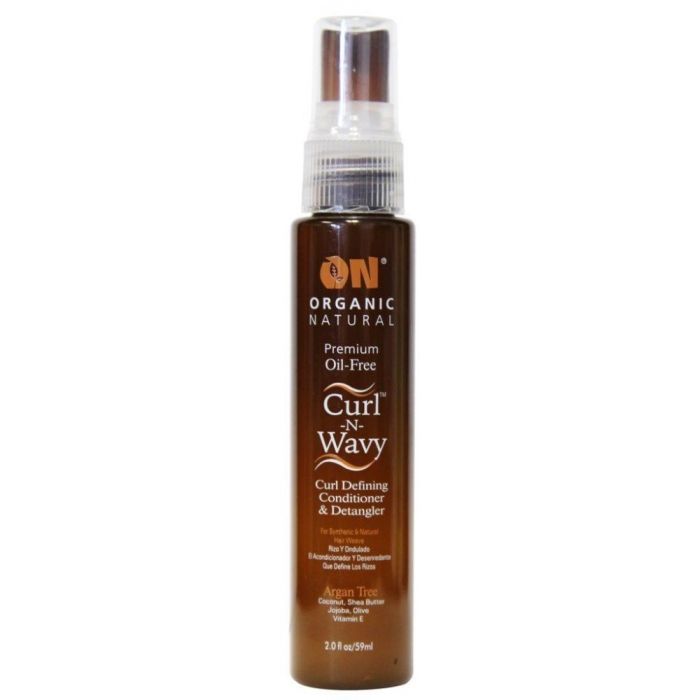 On Natural Curl-N-Wavy Curl Defining Conditioner & Detangler, Argan Tree - 2 Oz