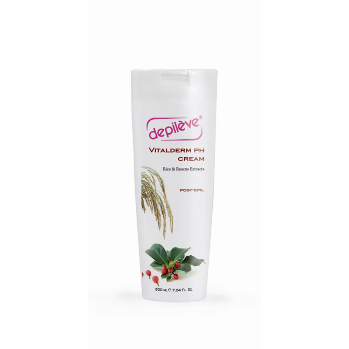 Depileve Vitalderm PH Cream, Rice & Ruscus Extracts
