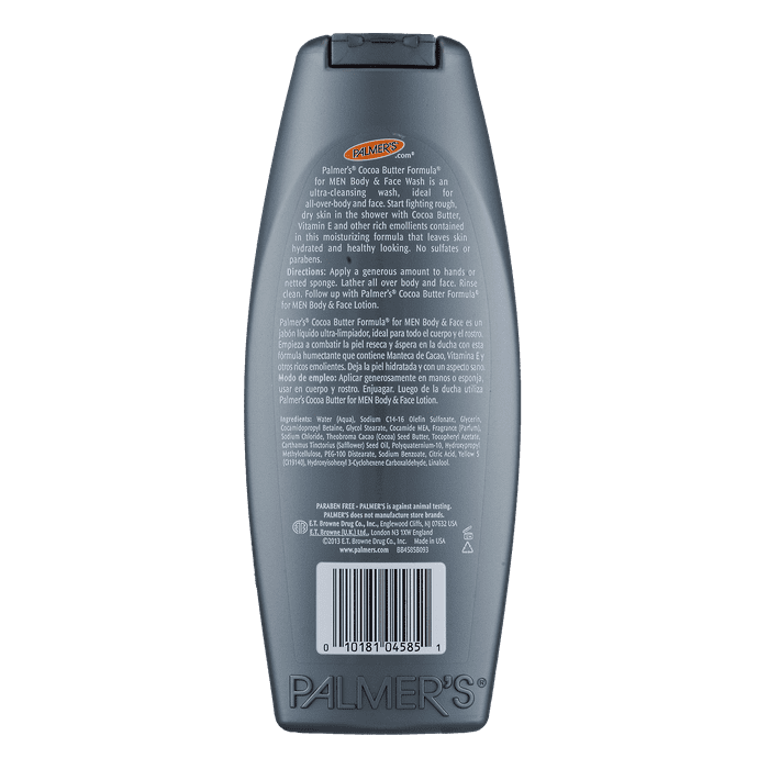 Palmer's Cocoa Butter Formula Men Body & Face Wash - 13.5 Oz - Image 2