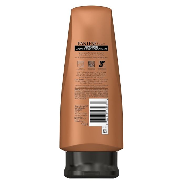 Pantene Pro-V Truly Relaxed Hair Moisturizing Conditioner - 12 Oz - Image 2