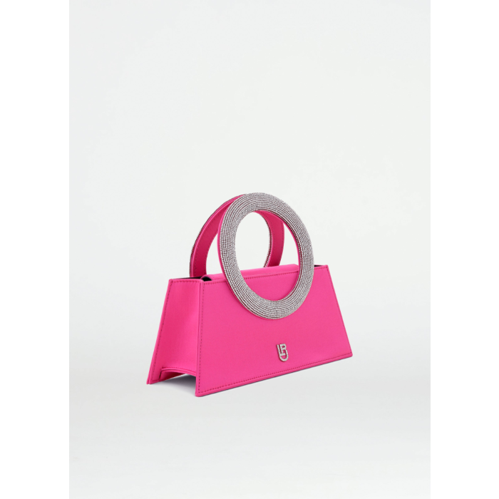 Les Petits Trapeze Pochette Ver. Pink+Str.Cryst (Bag