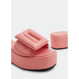 Boyy Puffy Sandal Platform Wedge (Size 39)