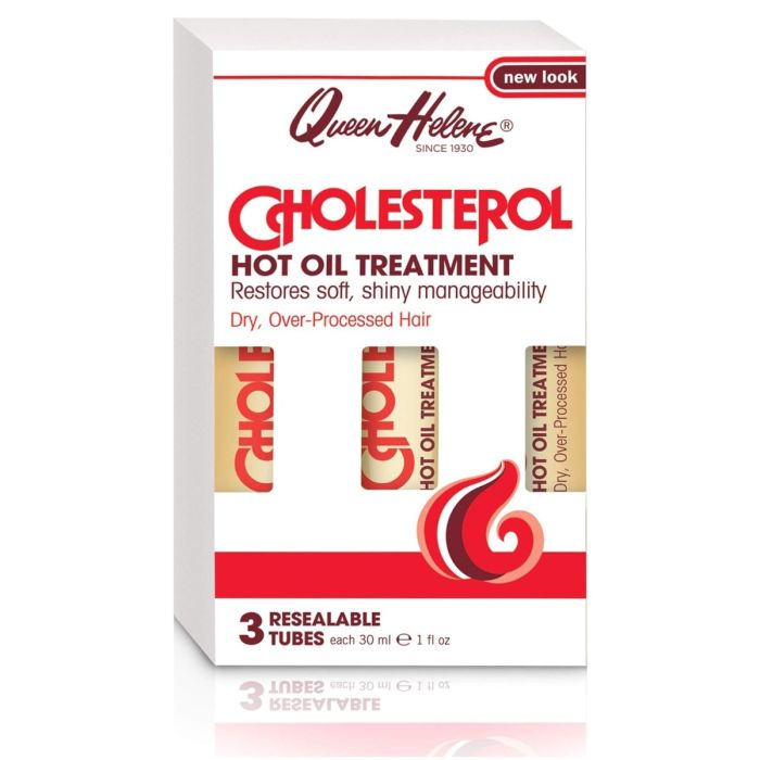 Queen Helene Cholesterol Hot Oil Hair Treatment (3 Packs) - 1 Oz