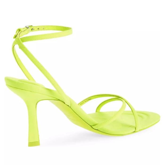 Alexander Wang Dahlia 105MM Sandal in Lycra Yellow Size 40