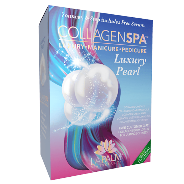 La Palm Collagen SPA Luxury Pearl Manicure & Pedicure Kit (6 Steps)