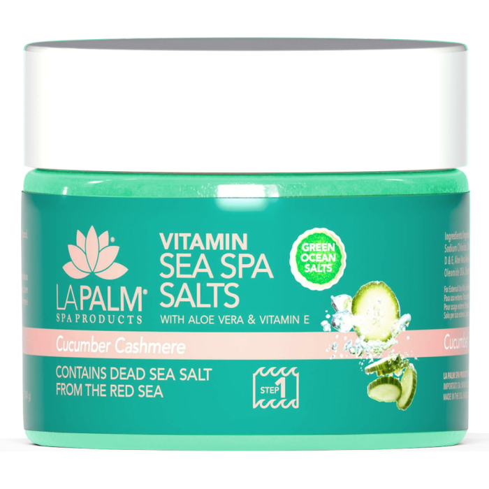 La Palm Vitamin Sea SPA Salts Cucumber Cashmere - 12 Oz