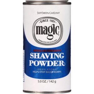 Softsheen-Carson Magic Regular Strength Shaving Powder for Coarse Hair Depilatory - 5 Oz