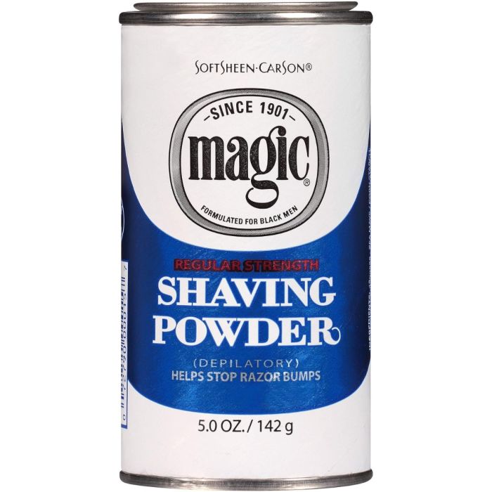 Softsheen-Carson Magic Regular Strength Shaving Powder for Coarse Hair Depilatory - 5 Oz