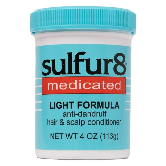 Sulfur8 Medicated Moisturizing Light Formula Anti-Dandruff Hair & Scalp Daily Conditioner - 4 Oz