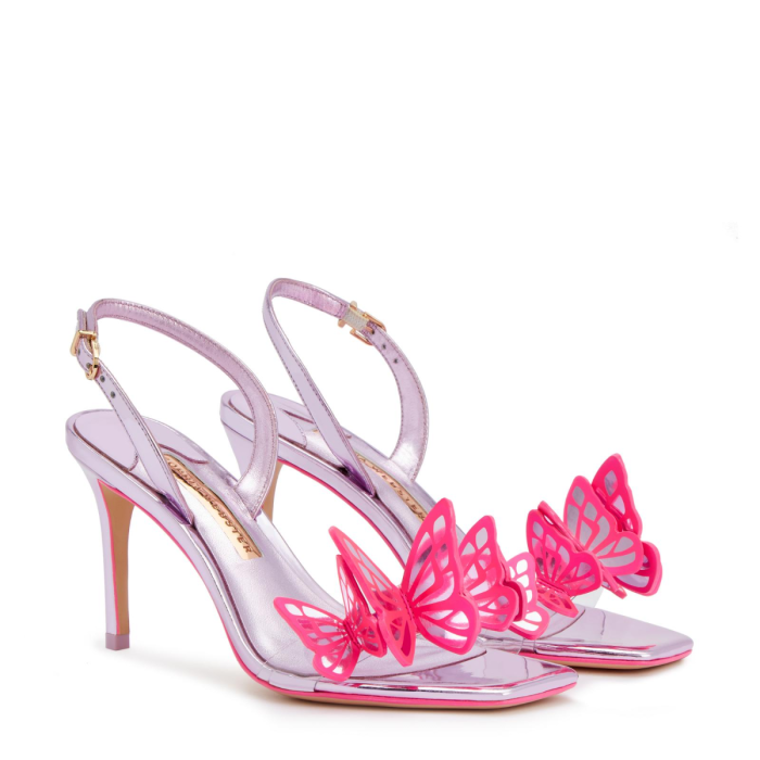 Sophia Webster Vanessa Mid Sandal Butterfly Meadow
