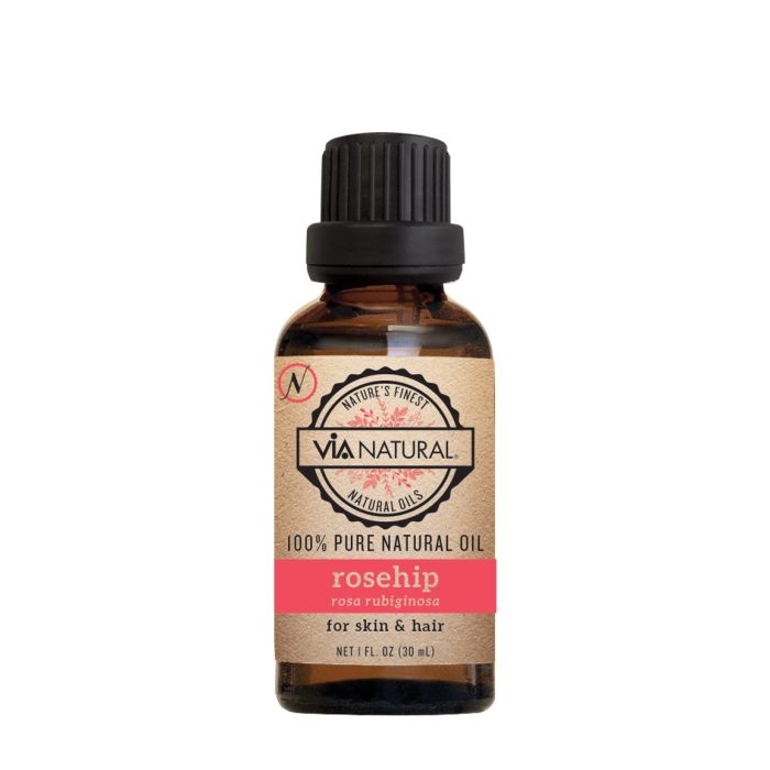 Via Natural 100% Pure Natural Oil Rosehip - 1 Oz