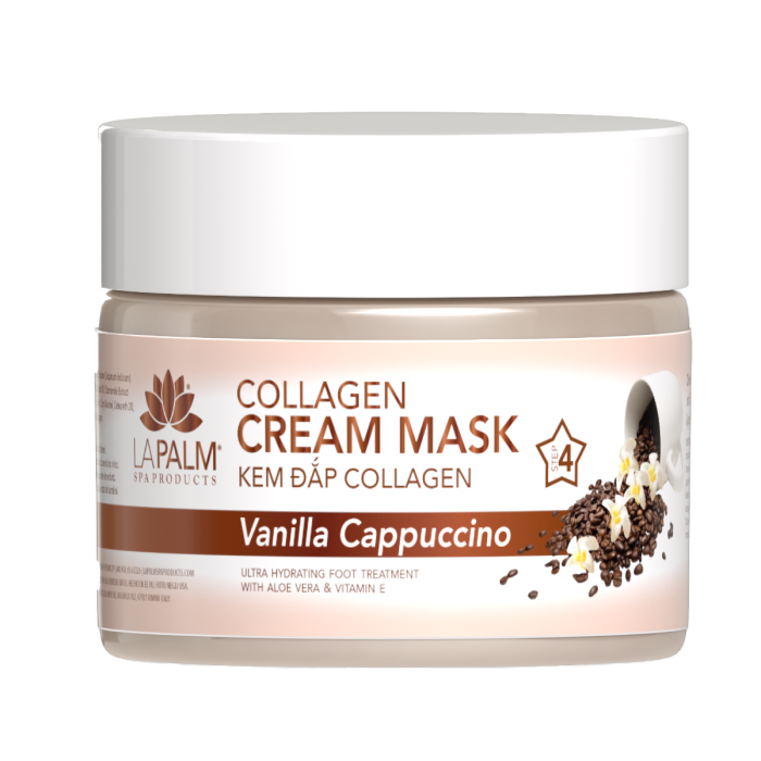 La Palm Collagen Cream Mask Vanilla Cappuccino - 12 Oz